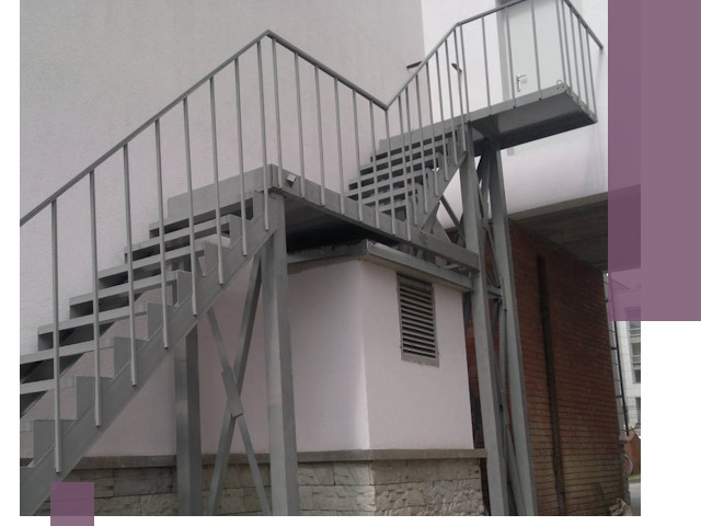 Монтаж пожарных лестниц под ключ в Гулькевичах с гарантией качества