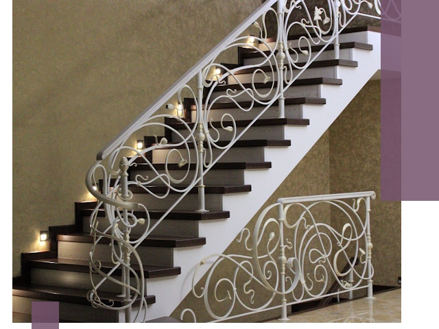 Кованые лестницы под ключ в Гулькевичах — изготовление и монтаж