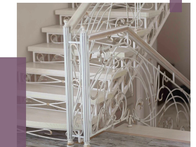 Изготовление кованых лестниц на заказ в Гулькевичах от 88179 руб. | ПРОЛЁТ-Гль