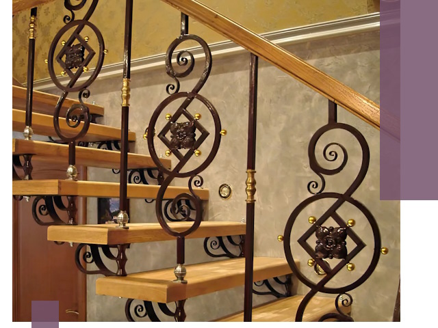 Изготовление кованых лестниц под ключ в Гулькевичах