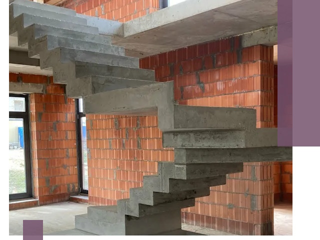 Изготовление бетонных лестниц под ключ в Гулькевичах