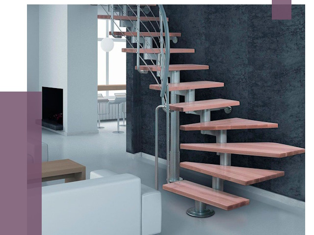 Модульные лестницы в Гулькевичах от 17117 руб. — купить в ПРОЛЁТ-Гль