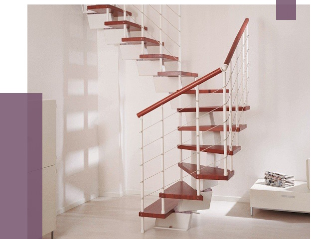 Изготовление лестниц на больцах в Гулькевичах от 9855 руб. | ПРОЛЁТ-Гль