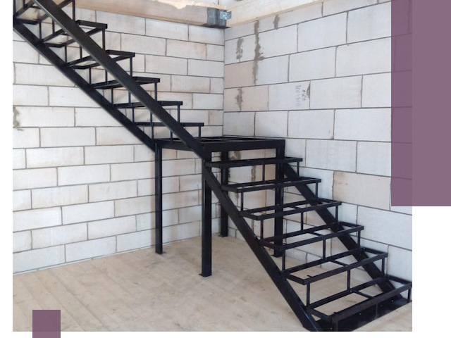Лестницы на металлокаркасе под ключ в Гулькевичах — изготовление и монтаж