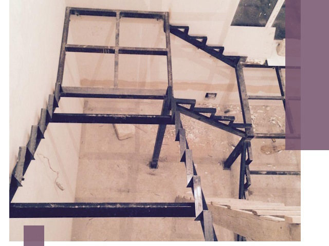 Монтаж лестниц на металлокаркасе в Гулькевичах быстро и качественно