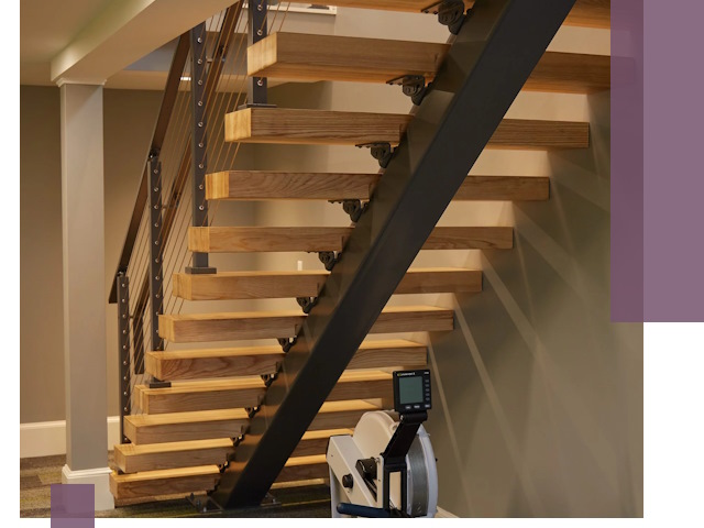 Лестницы на монокосоурах под ключ в Гулькевичах - изготовление и монтаж