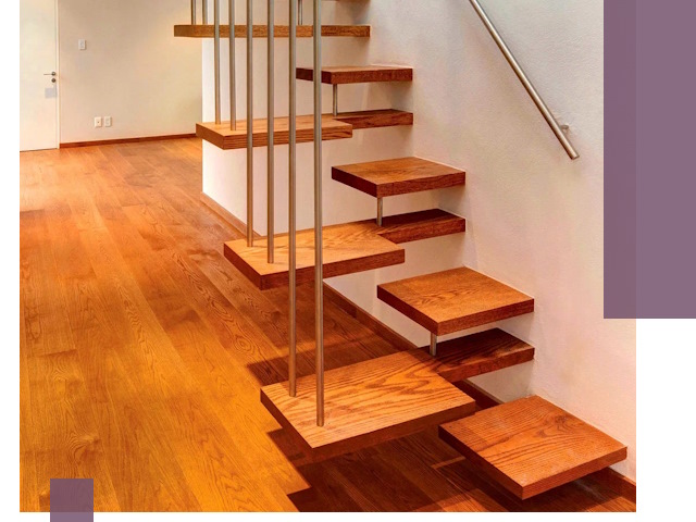 Лестницы «гусиный шаг» на заказ в Гулькевичах для узких пространств