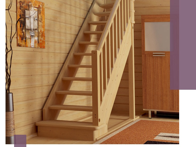 Лестницы эконом класса под ключ в Гулькевичах — недорого и быстро