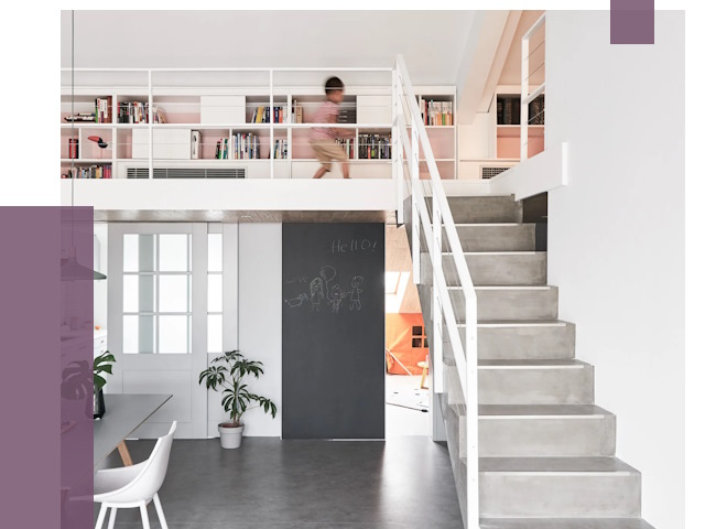 Лестницы для двухуровневой квартиры в Гулькевичах от 178952 руб. | ПРОЛЁТ-Гль