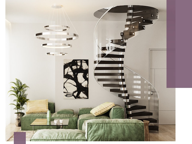 Лестницы для двухуровневой квартиры в Гулькевичах — изготовление и монтаж