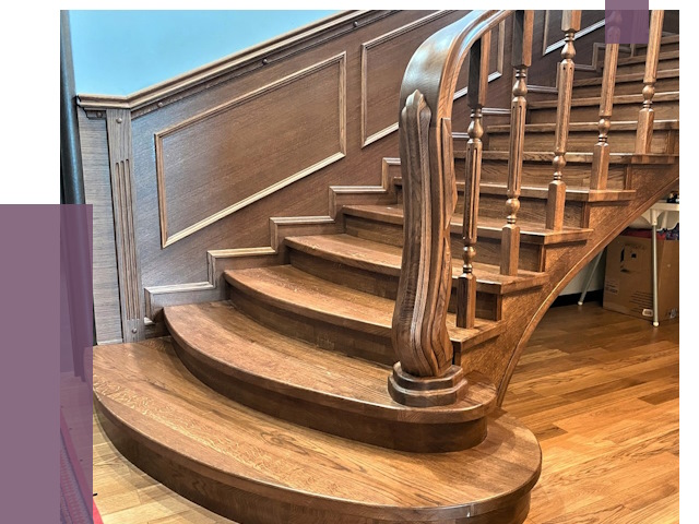 Дубовые лестницы под ключ в Гулькевичах от 178952 руб. — ПРОЛЁТ-Гль