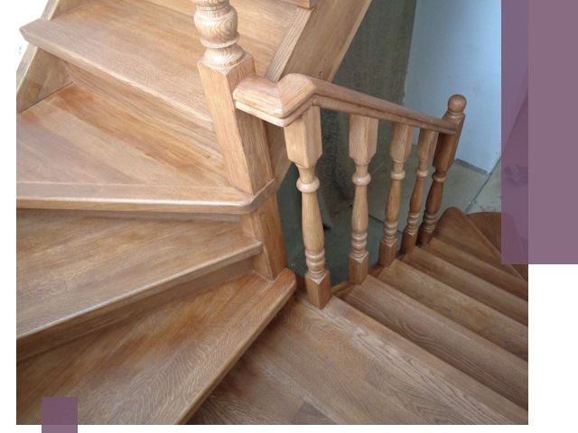 Дубовые лестницы под ключ в Гулькевичах: изготовление и монтаж