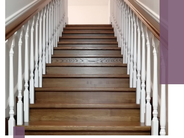 Лестницы из ясеня на заказ в Гулькевичах — изготовление и монтаж