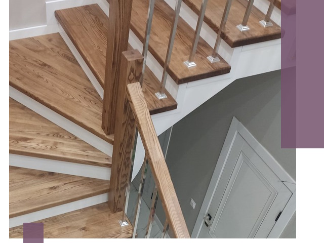 Обшивка металлических лестниц под ключ в Гулькевичах