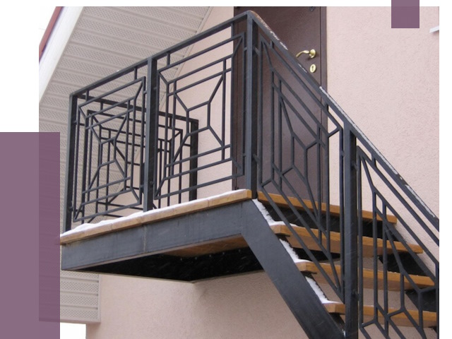 Металлические перила в Гулькевичах от 4357 руб.  | ПРОЛЁТ-Гль