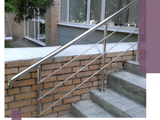 Перила из нержавеющей стали высокого качества в Гулькевичах