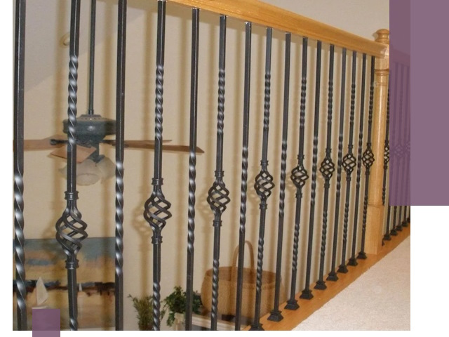 Изготовление и монтаж кованных перил в Гулькевичах под ключ