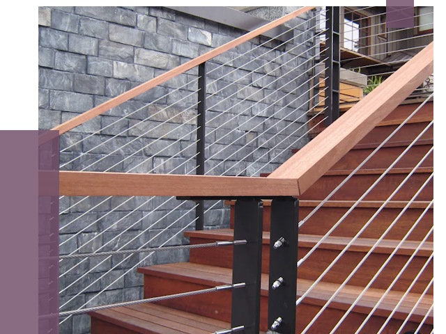 Тросовые перила под ключ в Гулькевичах от 7884 руб. 