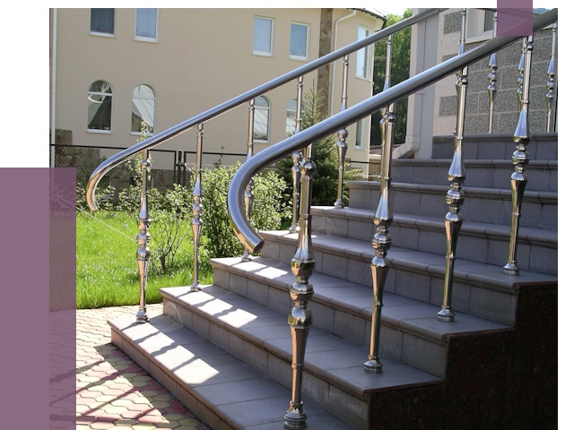 Перила для крыльца в Гулькевичах от 10893 руб. — монтаж ПРОЛЁТ-Гль