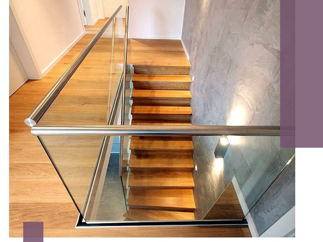 Перила для лестницы в доме — изготовление и монтаж в Гулькевичах