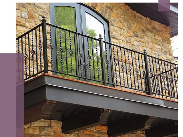 Балконные ограждения в Гулькевичах от 8144 руб. — купить | ПРОЛЁТ-Гль