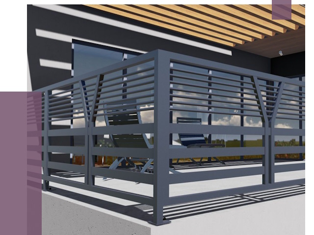 Изготовление балконных ограждений в Гулькевичах от 10893 руб. | ПРОЛЁТ-Гль