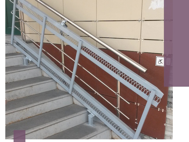 Изготовление откидных пандусов под ключ в Гулькевичах