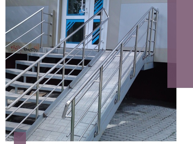 Пандус на крыльцо под ключ в Гулькевичах: монтаж и изготовление