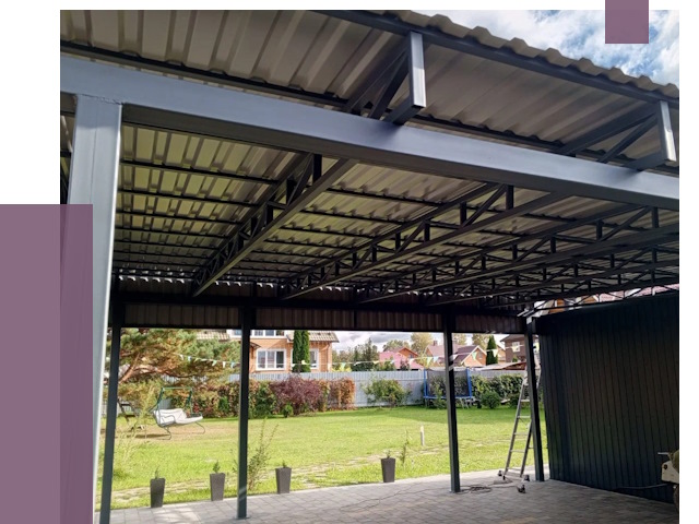 Монтаж навесов в Гулькевичах от 7469 руб. — установка навеса | ПРОЛЁТ-Гль