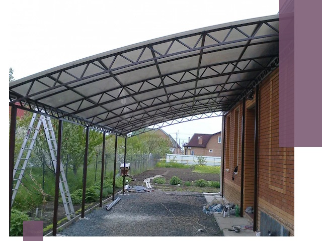 Профессиональный монтаж навесов под ключ в Гулькевичах