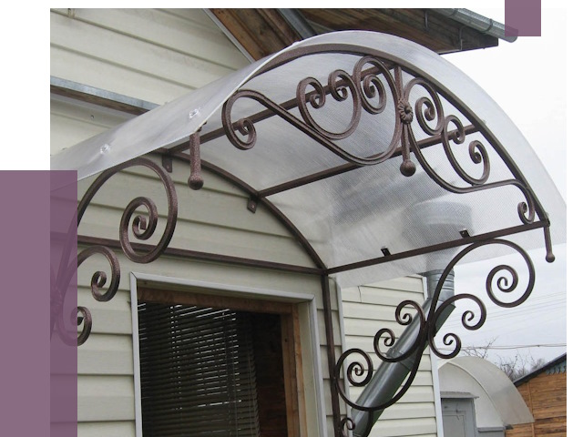 Изготовление козырьков в Гулькевичах от 7469 руб. — заказать | ПРОЛЁТ-Гль