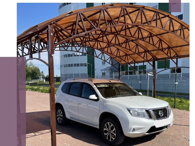 Недорогие навесы в Гулькевичах от 43571 руб.  | ПРОЛЁТ-Гль