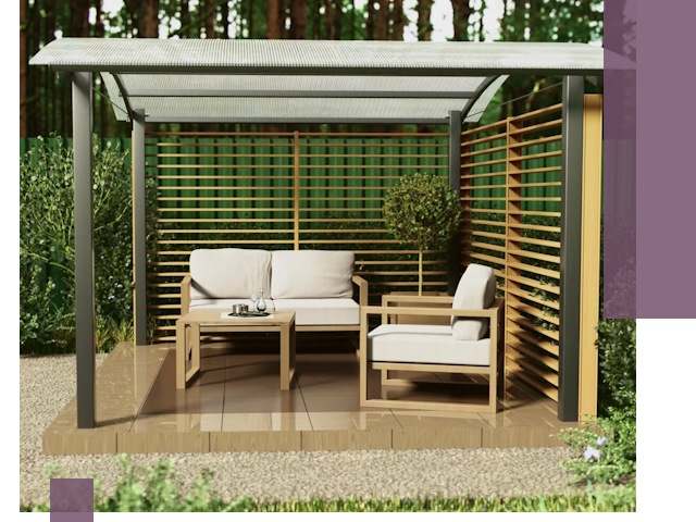 Навесы для дачи в Гулькевичах: изготовление, монтаж и демонтаж