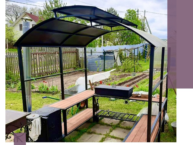 Навесы для барбекю в Гулькевичах: изготовление, монтаж и демонтаж