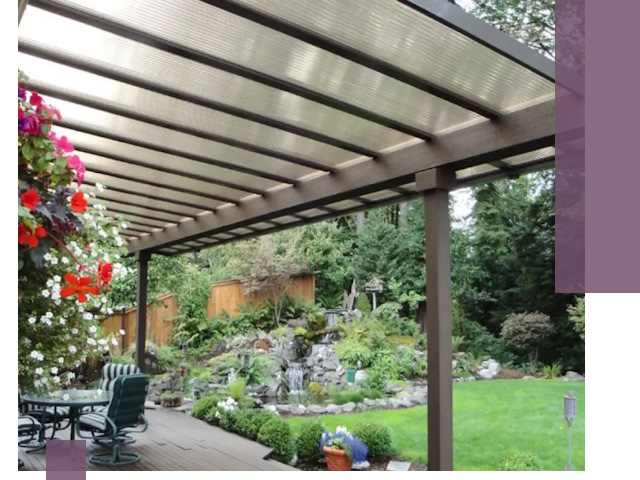 Навесы из поликарбоната под ключ в Гулькевичах быстро и надёжно