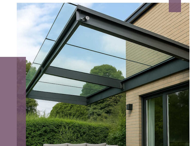 Стеклянные навесы и козырьки в Гулькевичах от 12449 руб.