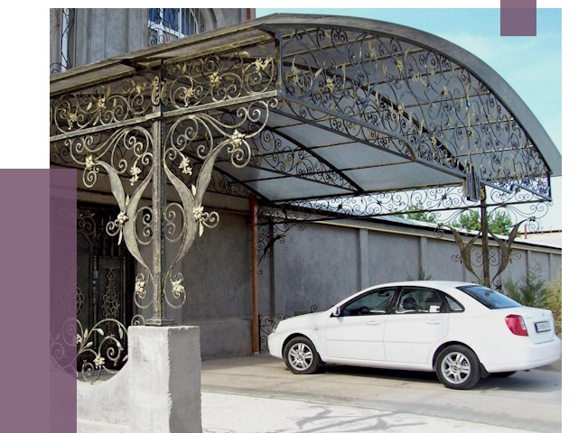 Кованые навесы в Гулькевичах от 14783 руб. | ПРОЛЁТ-Гль
