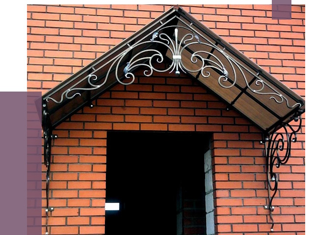 Металлические козырьки в Гулькевичах от 10841 руб. 