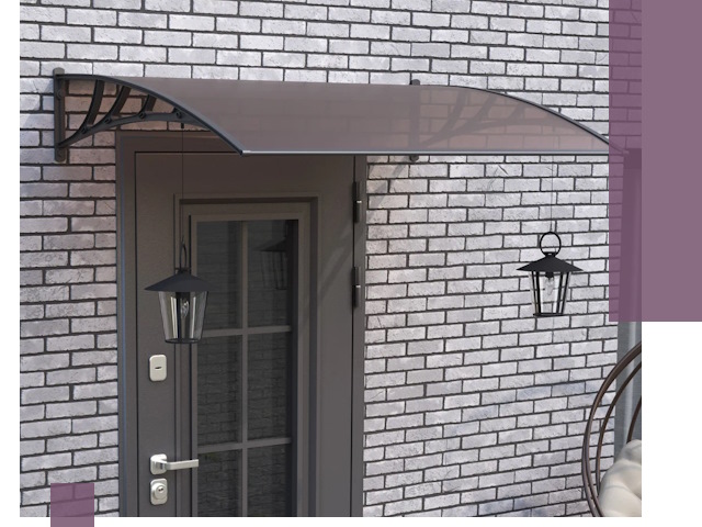 Недорогие козырьки и навесы под ключ в Гулькевичах