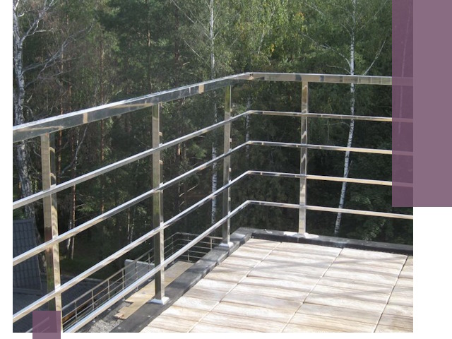 Парапеты из нержавеющей стали в Гулькевичах — изготовление и монтаж