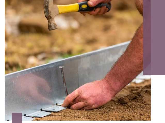 Монтаж металлических бордюров в Гулькевичах быстро и качественно