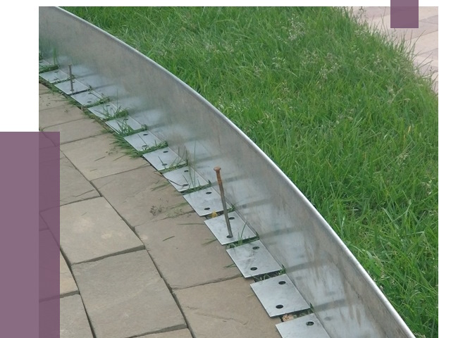 Металлические бордюры для тротуаров в Гулькевичах от 8818 руб.