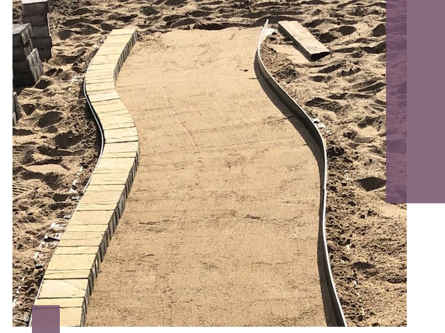 Металлические бордюры для тротуаров в Гулькевичах — прочные и долговечные