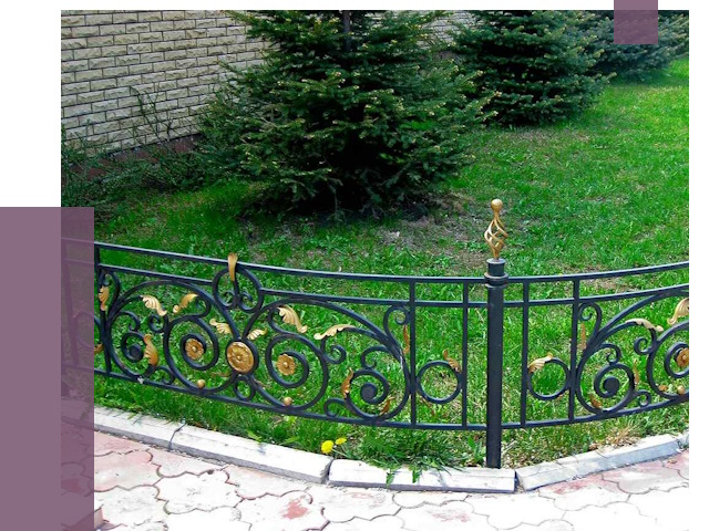Кованые газонные ограждения в Гулькевичах от 7729 руб. — ПРОЛЁТ-Гль