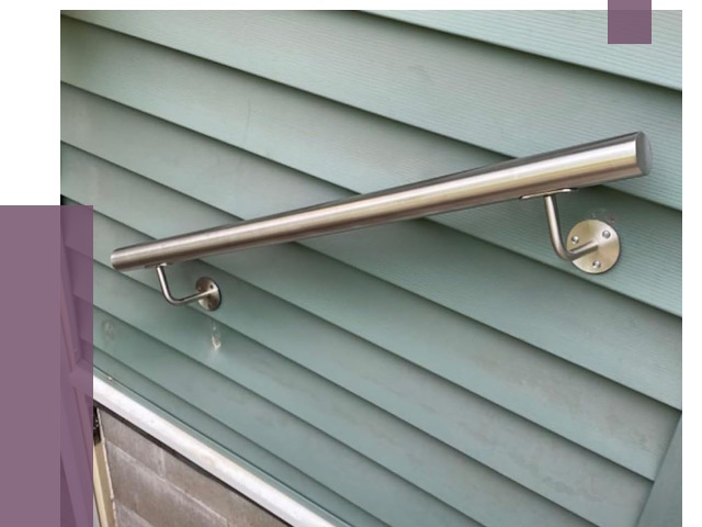 Поручни из нержавеющей стали в Гулькевичах от 7781 руб.  | ПРОЛЁТ-Гль